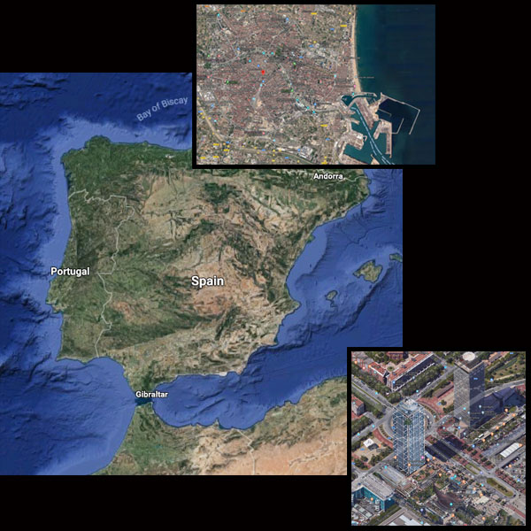 Spain: Map of Spain, Europe - Earth 3D Map