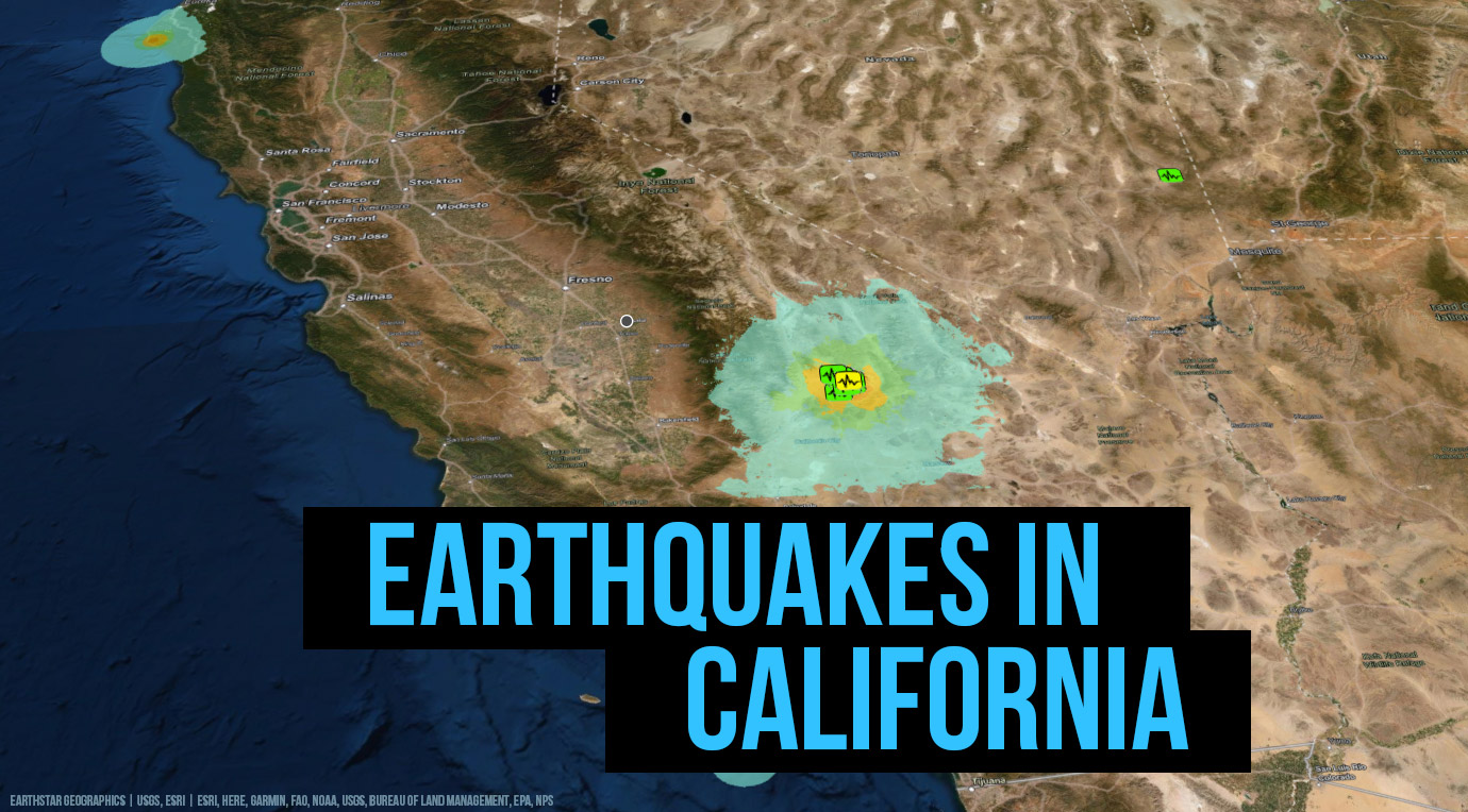 most recent earthquakes in california near me