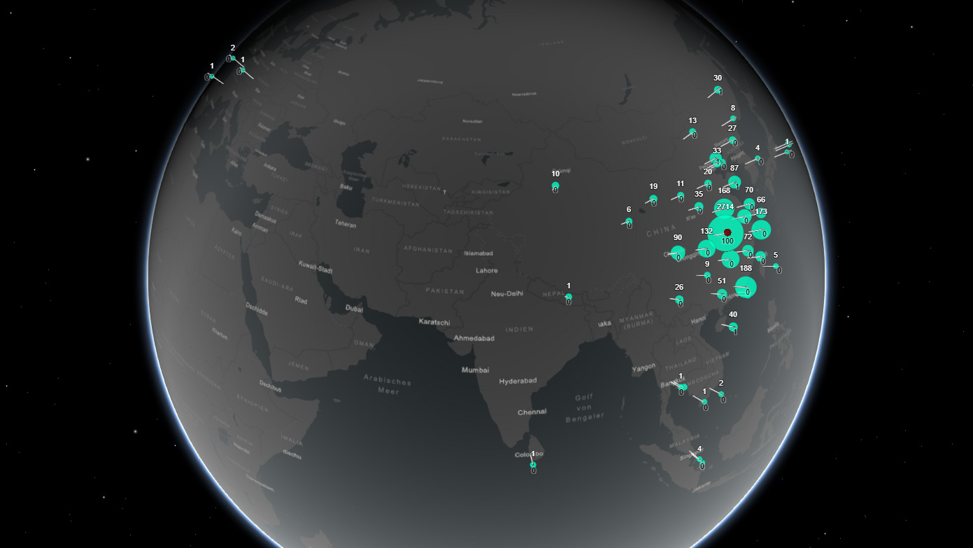 Coronavirus Interactive Global Map