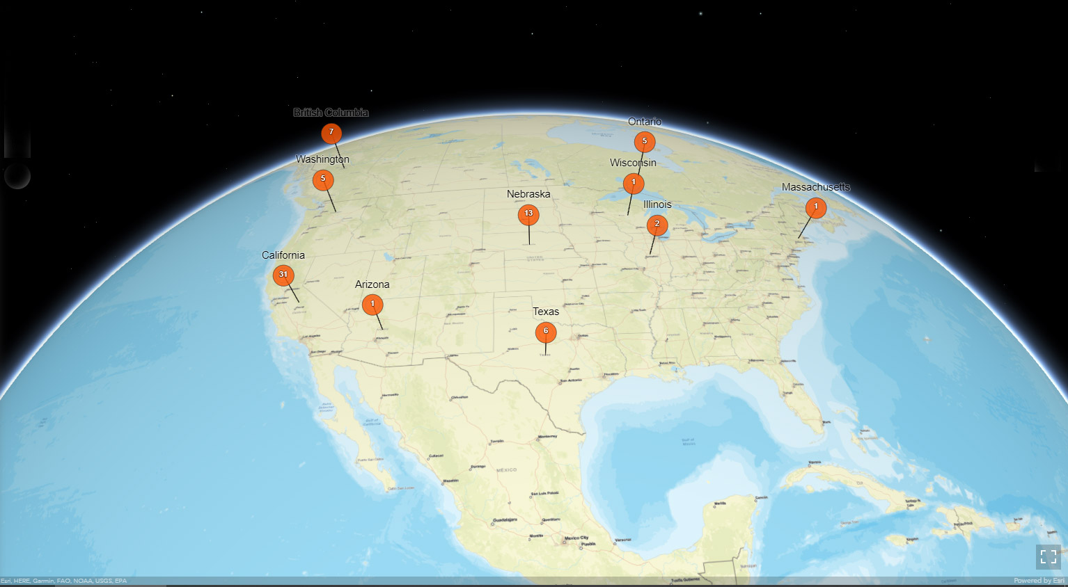 Coronavirus In Usa Map 27 02 2020 
