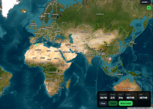 geogame where on map